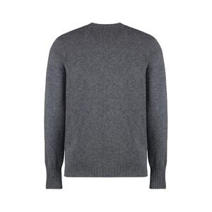 DRUMOHR Men's Classic Crew Neck Knit Sweater Men GREY Sweaters & Cardigans